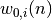w_{0,i}(n)