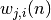 w_{j,i}(n)