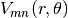 V_{mn}(r,\theta)